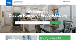 Desktop Screenshot of claytonhomesfredericksburg.com